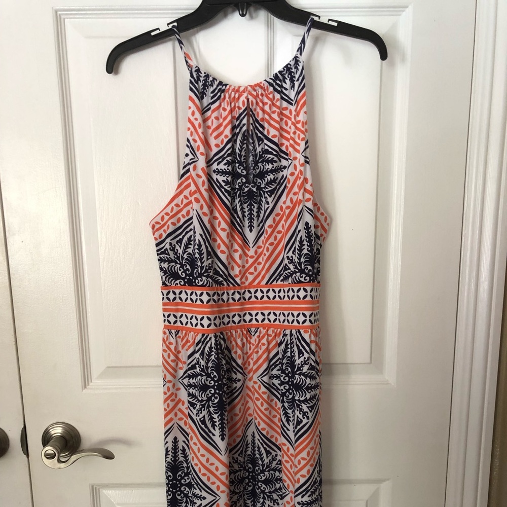 London times keyhole midi summer dress